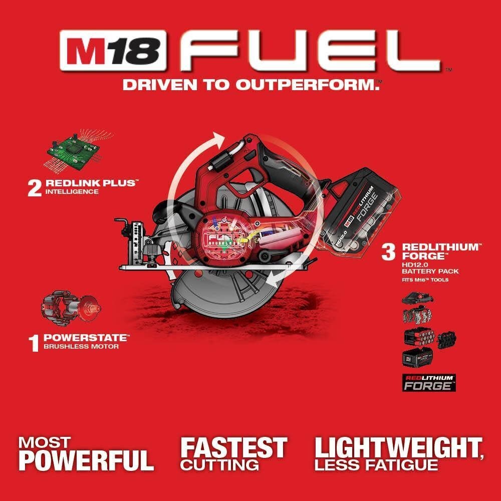 Milwaukee M18 FUEL Circular Saw 7-1/4 in Brushless 18V