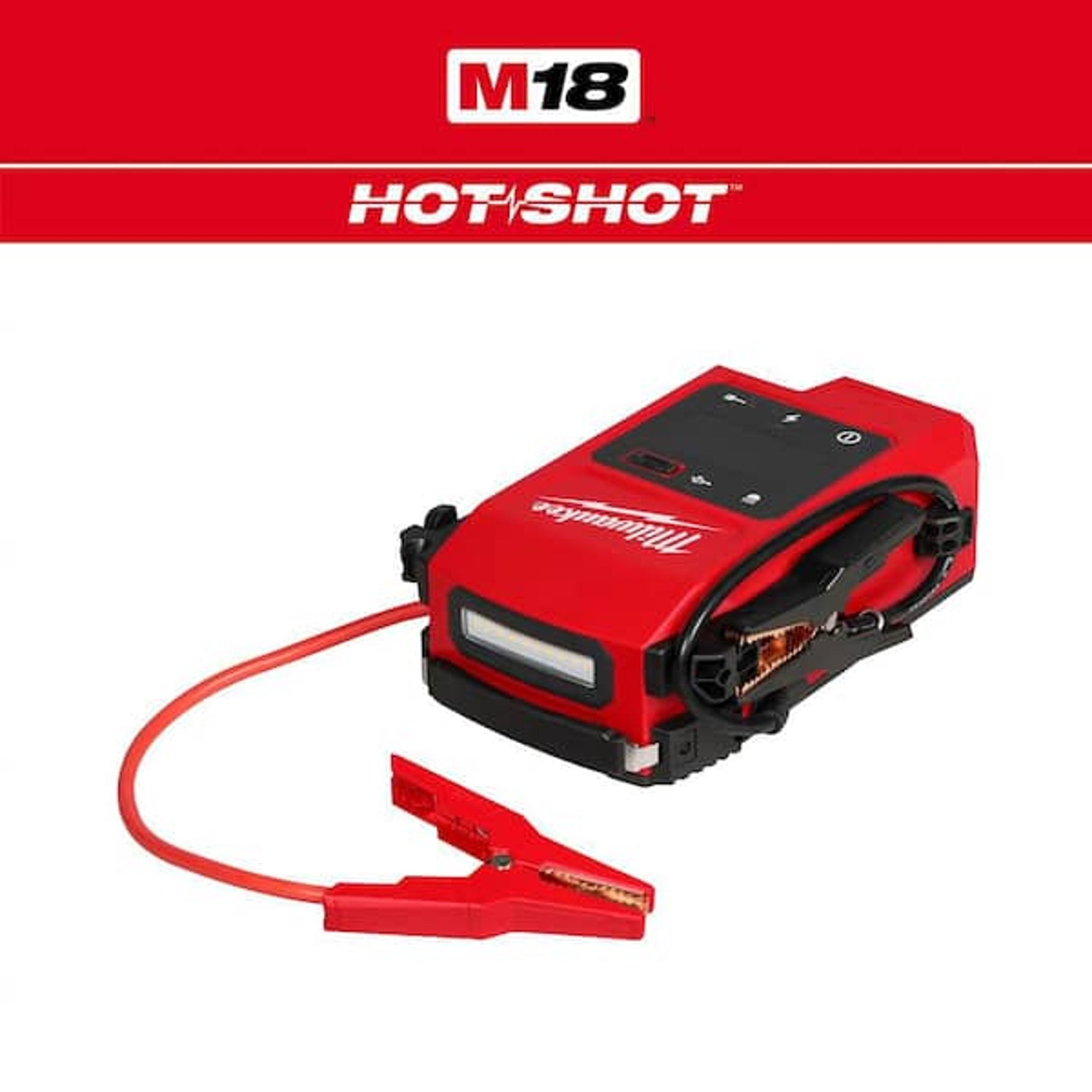 MILWAUKEE TOOL M18 HOTSHOT 2000 Amp Jump Starter Pack of 1