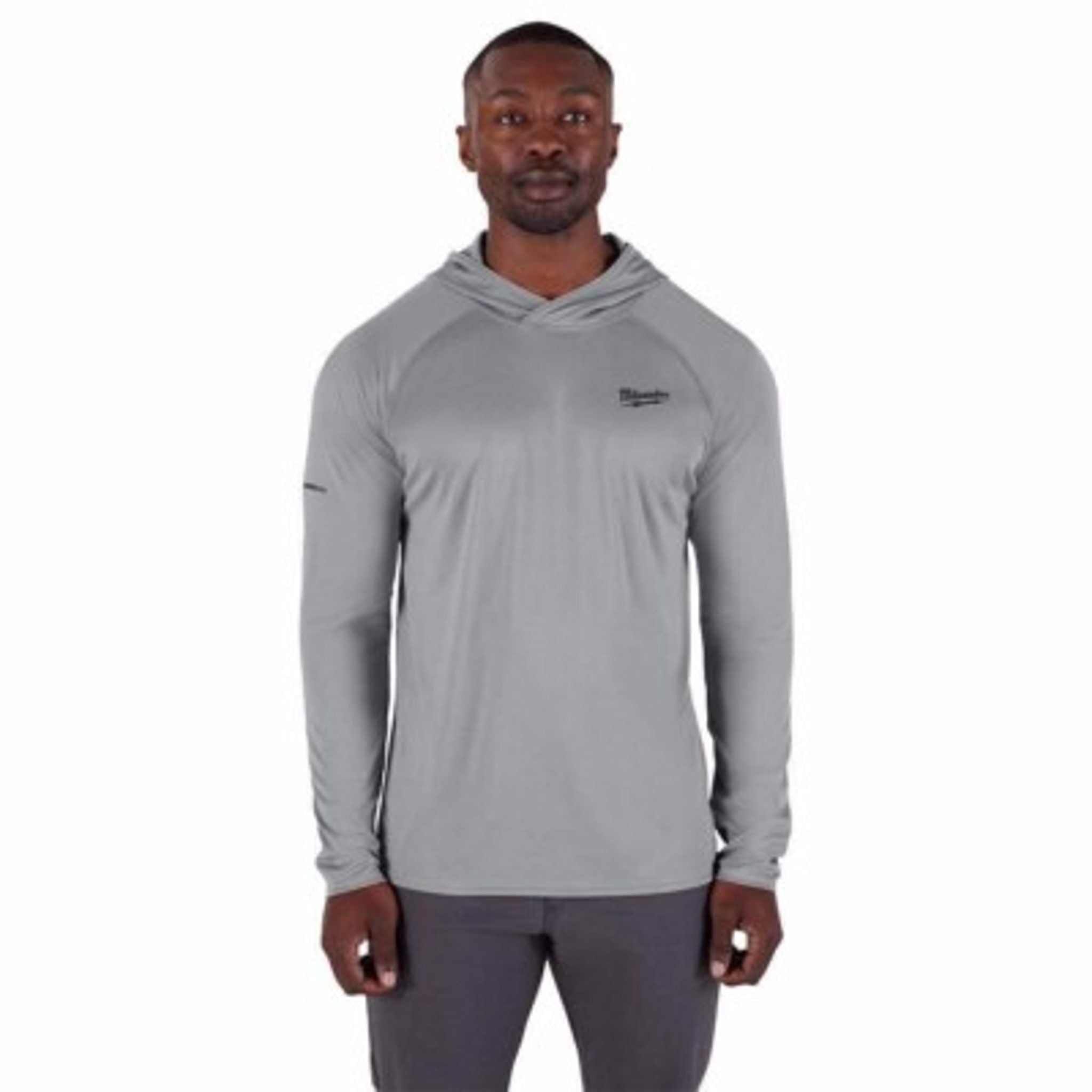 MILWAUKEE  WORKSKIN X-Large Gray Hooded Sun Shirt