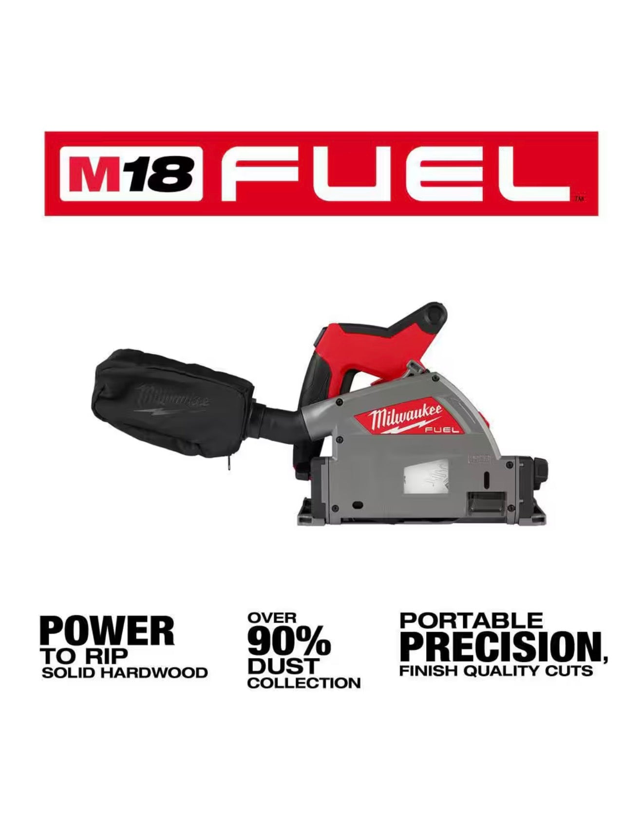 Milwaukee M18 FUEL 6-1/2 Plunge Track Saw