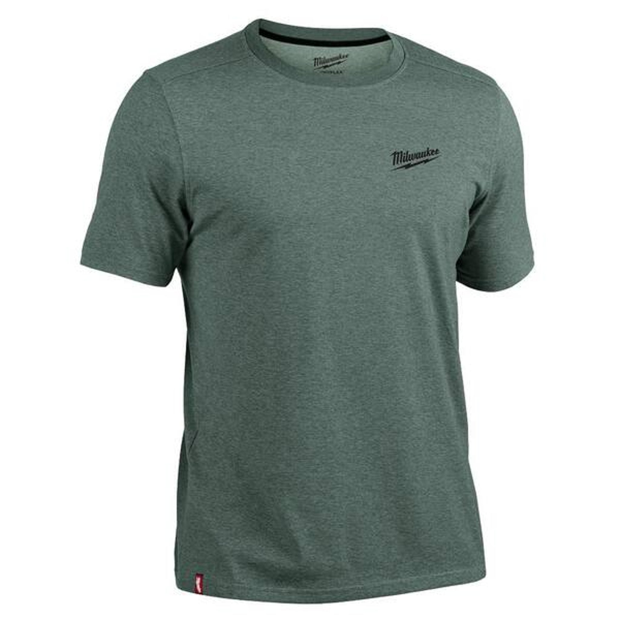 Milwaukee Medium Green Hybrid Work T-Shirt Cotton/Polyester